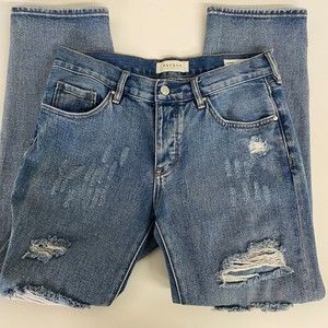 PacSun Boyfriend Button Fly Distressed Jeans - Size 26